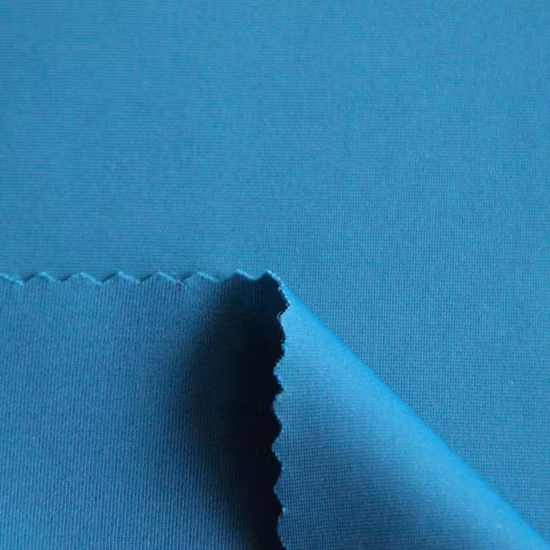 40d Polyester Plain Dyed Polyester Warp Knitting Fabric with Spandex/Lycra Elastic for Swimsuits/Leotards/Leggings/Tights