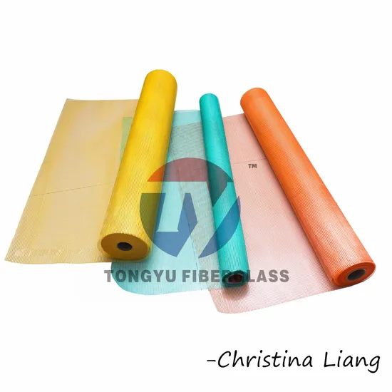 Tissu de maille itinérant tissé en fibre de verre 160gr, matériaux de construction renforcés en fibre de verre