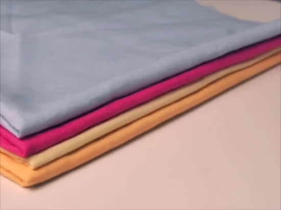 Tissu de couleur unie de haute qualité pour rideau de drap de literie de vêtement