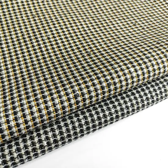 Tissu Tweed 100% Polyester, nouvelle mode, Stock en gros, 333 G/M