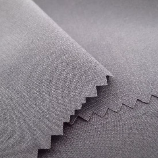 Tissu extensible tissé recyclé en polyester/nylon/Spandex pour vêtement jacquard imperméable pour uniforme de veste de manteau